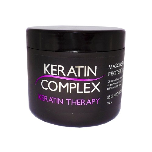 Keratin Complex - Maschera Districante Per Protezione Colore Dei Capelli Ad Uso Professionale -  500ml